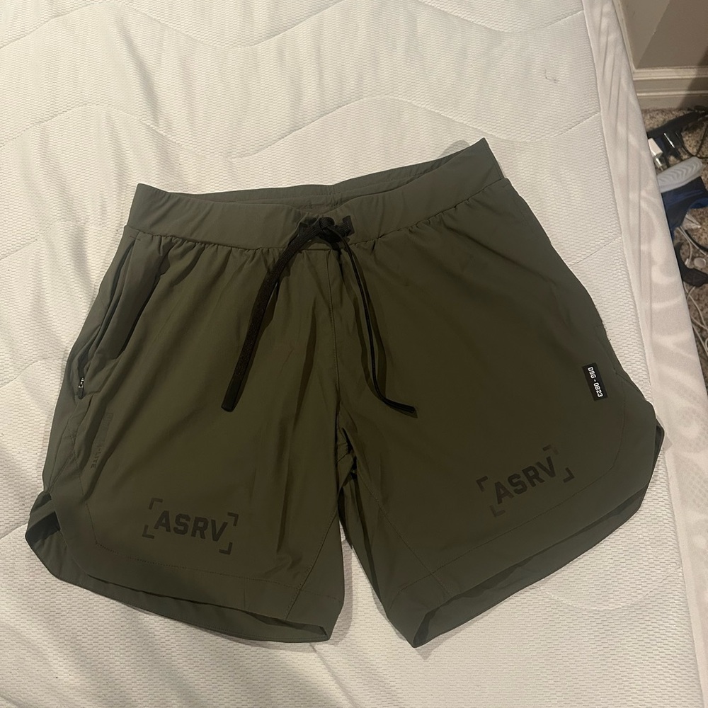 ASRV Army Green Performance Shorts